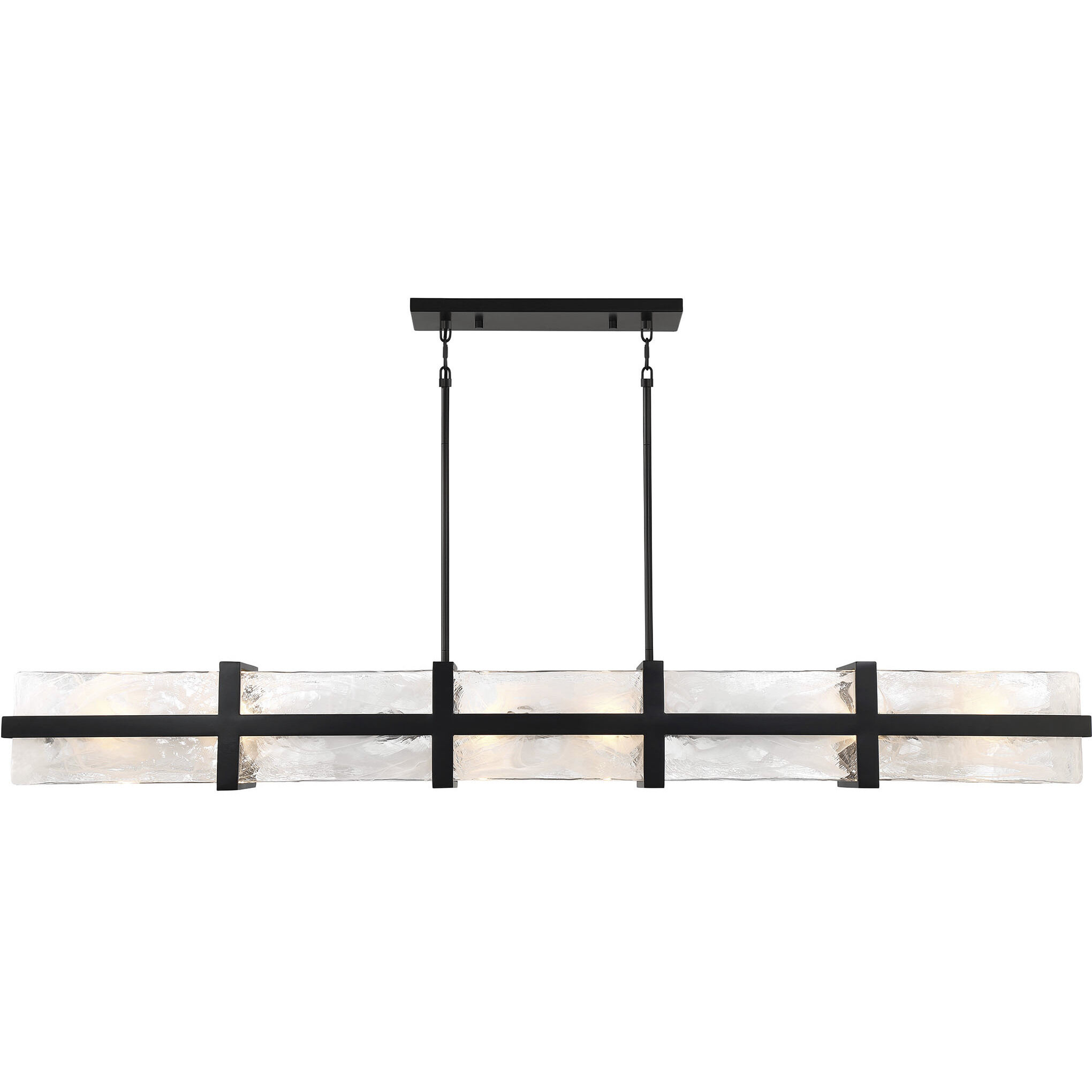 Cloud Break 12 Light 59.75 inch Coal Island Light Ceiling Light