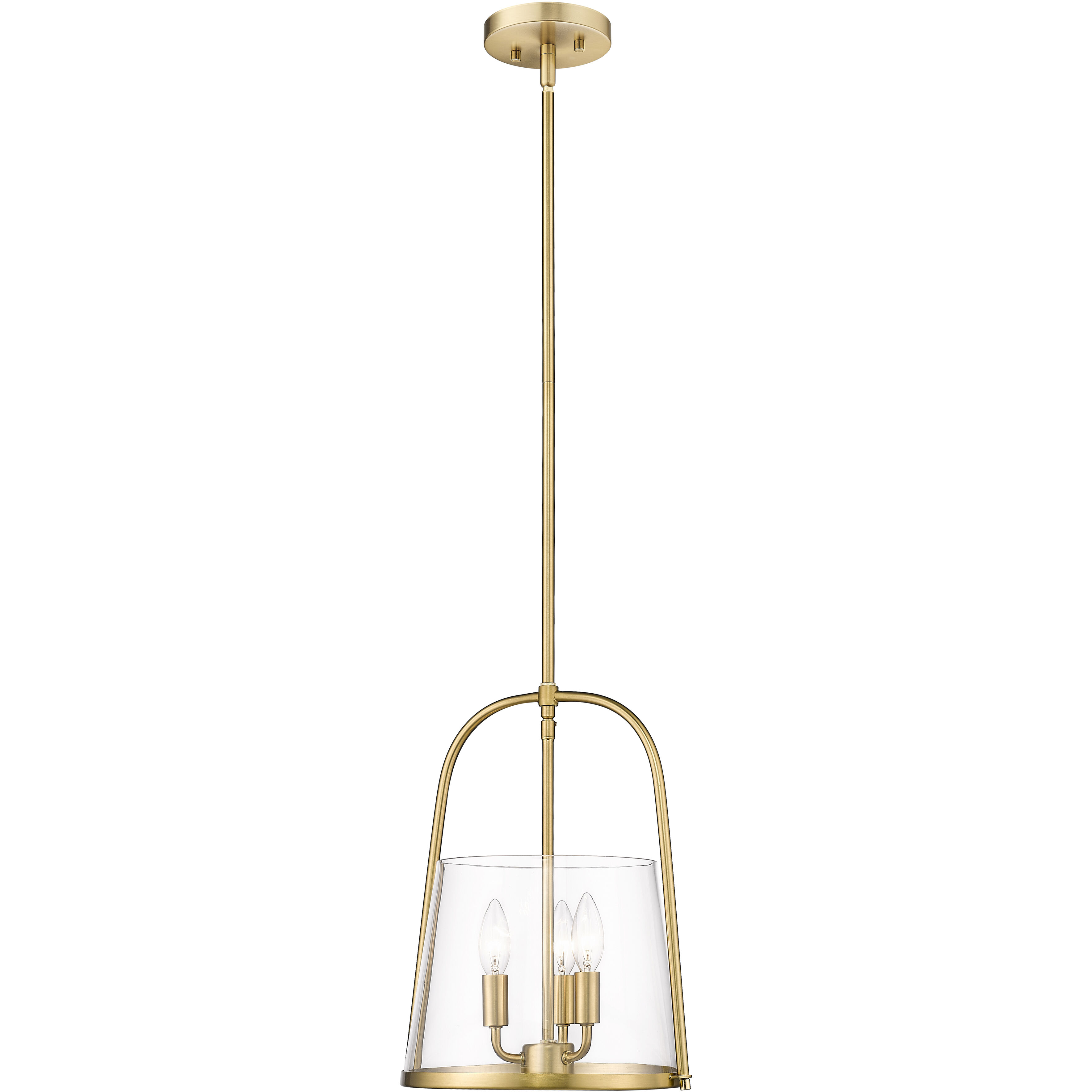 Archis 3 Light 12 inch Modern Gold Pendant Ceiling Light