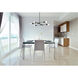 Xavier 6 Light 31 inch Black Pendant Ceiling Light