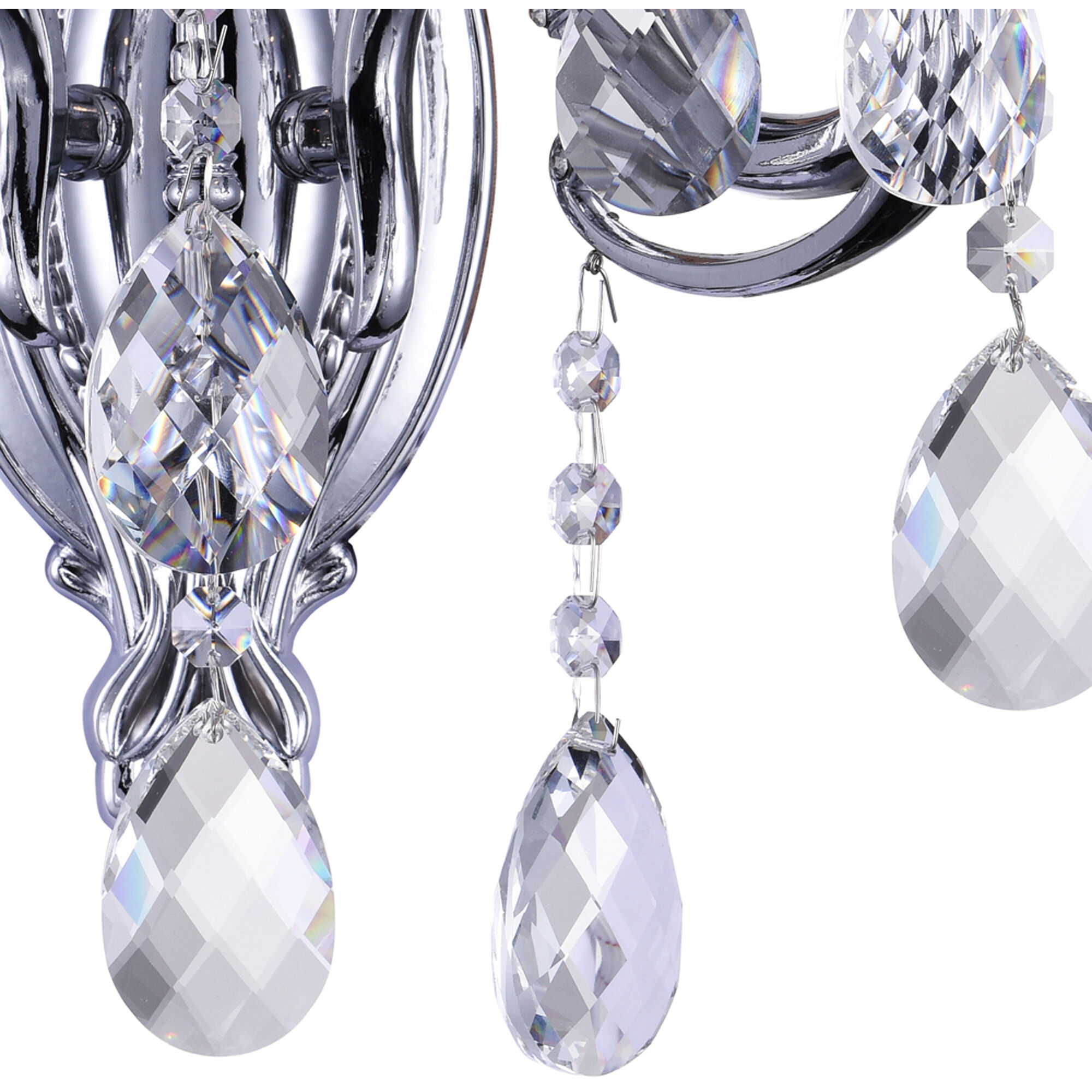 Flawless 2 Light 15 inch Chrome Wall Light