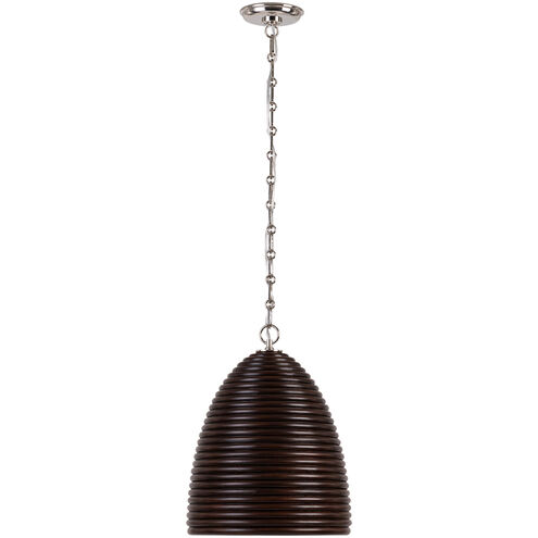 Suzanne Kasler Emerson LED 14 inch Polished Nickel Pendant Ceiling Light
