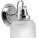 Karise 1 Light 5.75 inch Polished Chrome Bath Vanity Wall Light