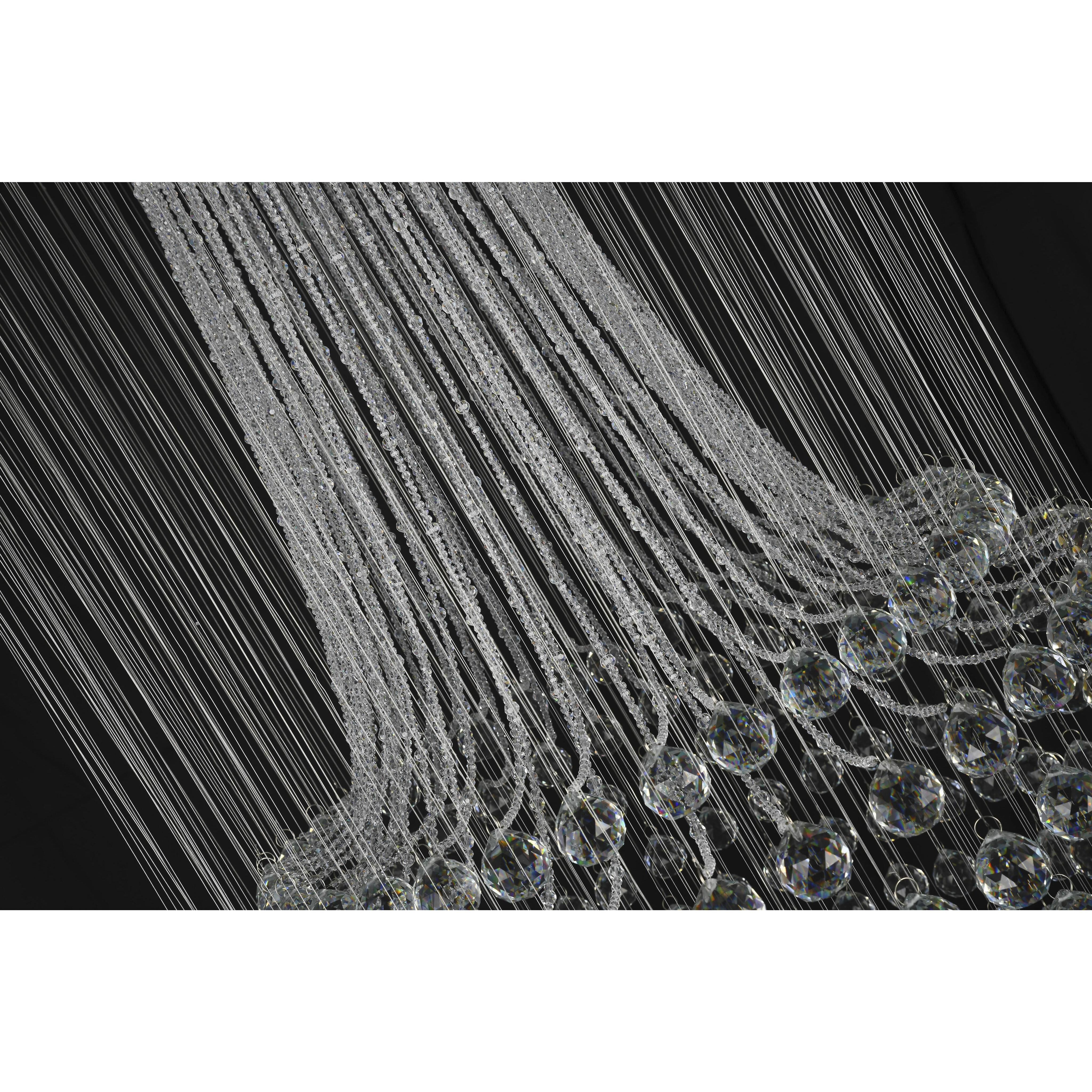 Canada 12 Light 31.5 inch Chrome Chandelier Ceiling Light