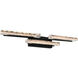 Valira LED 35.5 inch Black Vanity Light Wall Light