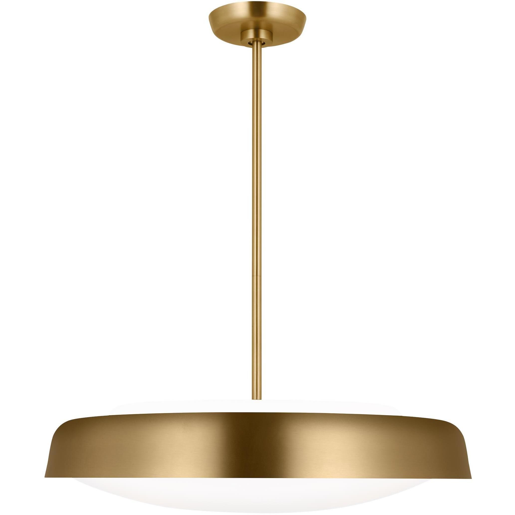 kate spade new york Draper 3 Light 22 inch Burnished Brass Pendant Ceiling Light