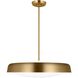 kate spade new york Draper 3 Light 22 inch Burnished Brass Pendant Ceiling Light
