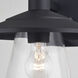 Westport LED 8 inch Textured Black Outdoor Wall