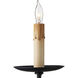 Saxon 2 Light 43.25 inch Zanzibar Black Linear Chandelier Ceiling Light