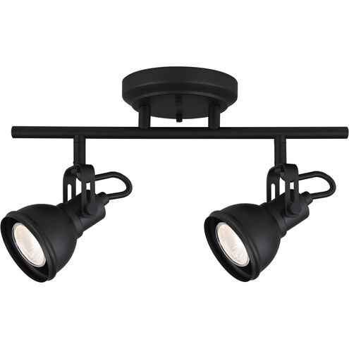 Polo 2 Light Black Track Lighting Ceiling Light