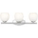 Colette Vanity Wall Light in Brushed Nickel