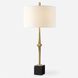 Suranne 32.5 inch 150.00 watt Antique Brass and Black Marble Table Lamp Portable Light