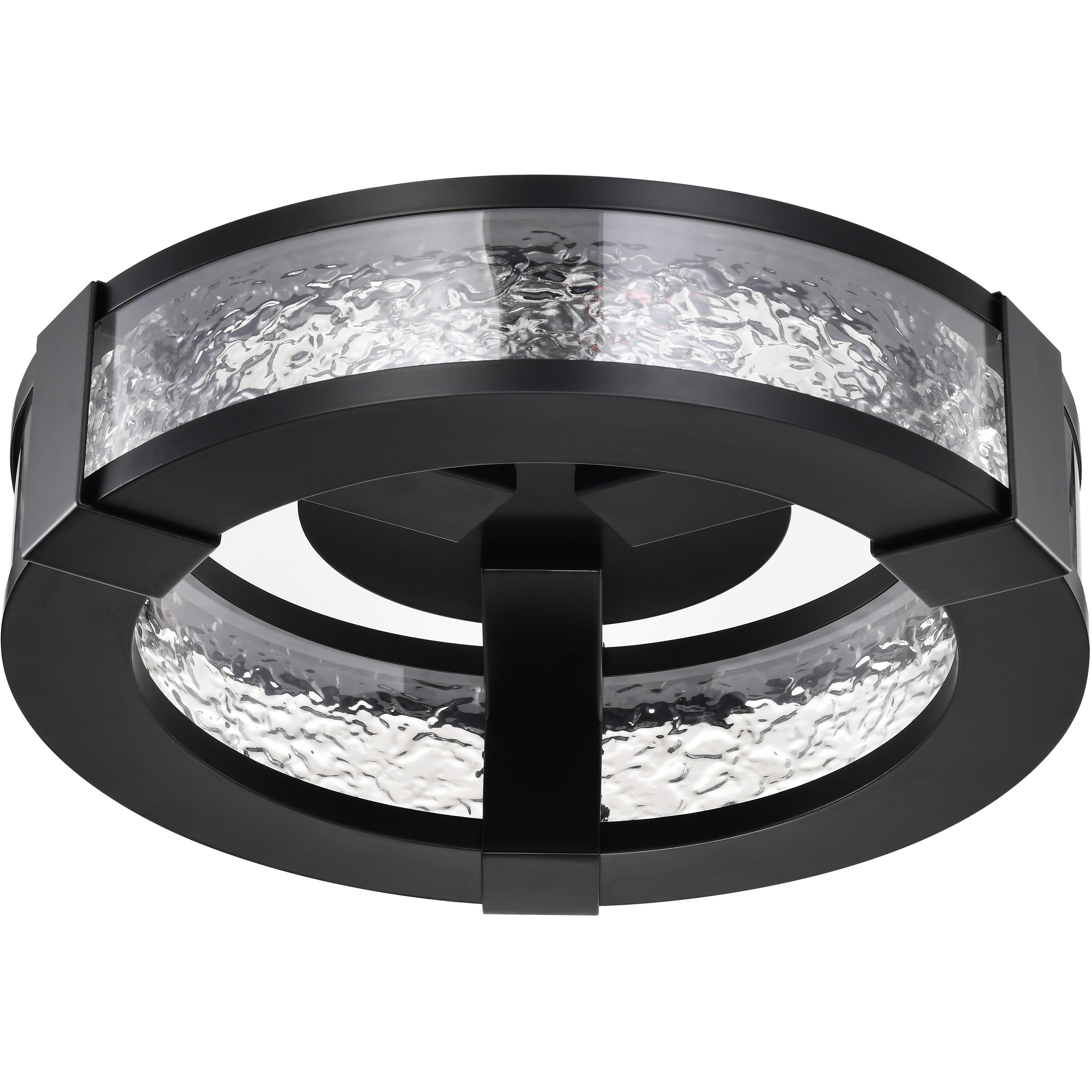 Darrow LED 13.25 inch Matte Black Flush Mount Ceiling Light