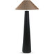 Odessa 57 inch 9.00 watt Black Floor Lamp Portable Light