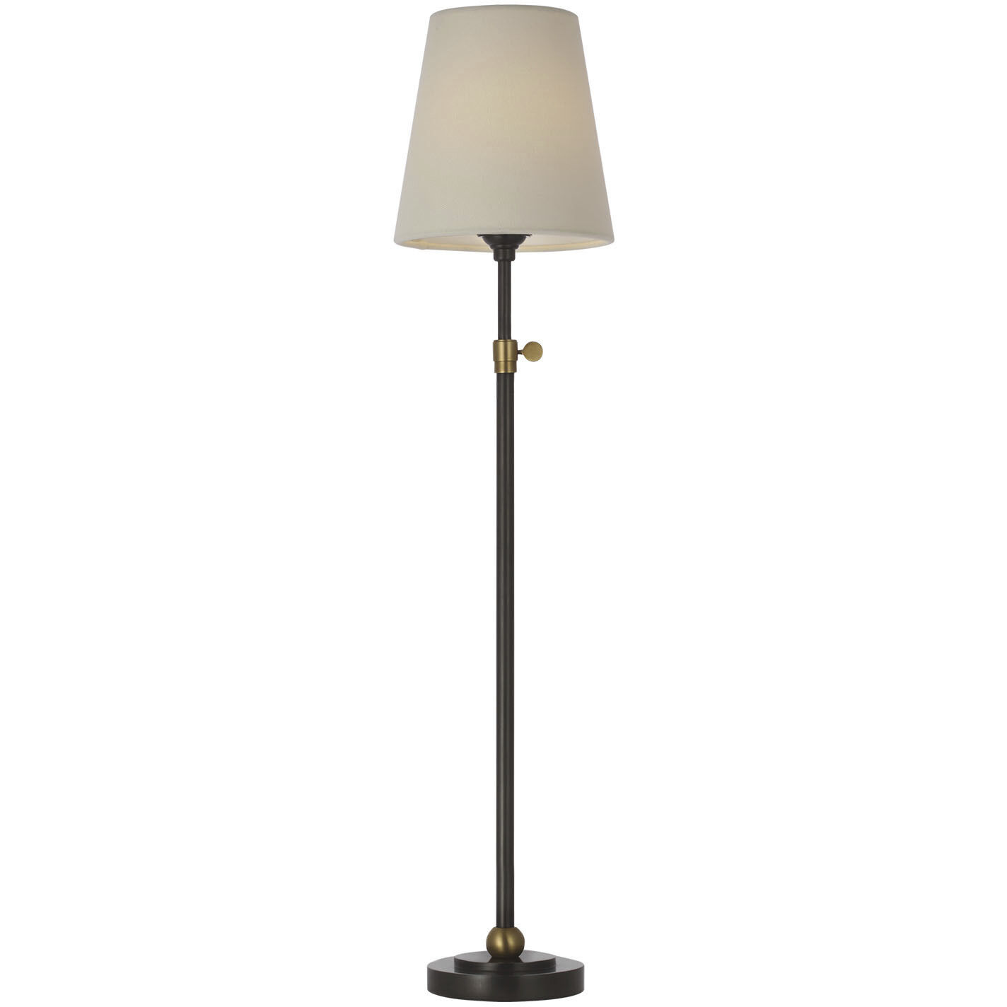 Thomas O'Brien Bryant 24.5 inch 1.6 watt Bronze and Hand-Rubbed Antique Brass Adjustable Cordless Table Lamp Portable Light