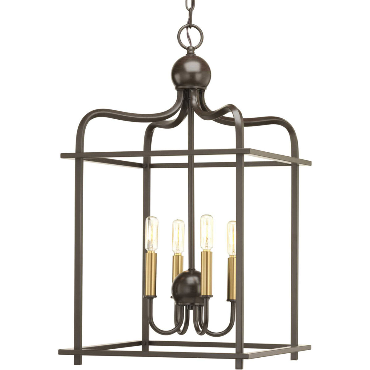 Assembly Hall 4 Light 15 inch Antique Bronze Pendant Ceiling Light, Design Series