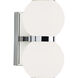 Celeste Sconce Wall Light in Chrome