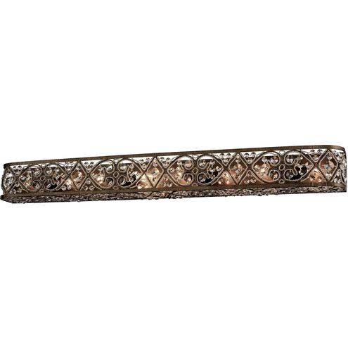Amherst 8 Light 48 inch Antique Bronze Vanity Light Wall Light