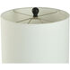 Arlo 26.5 inch 150 watt Matte Black and Brushed Nickel Table Lamp Portable Light