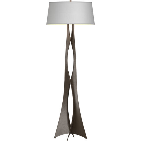 Moreau 62.6 inch 150 watt Bronze Floor Lamp Portable Light in Natural Anna