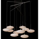Clouds 10 Light 41.7 inch Vintage Platinum Mobile Pendant Ceiling Light