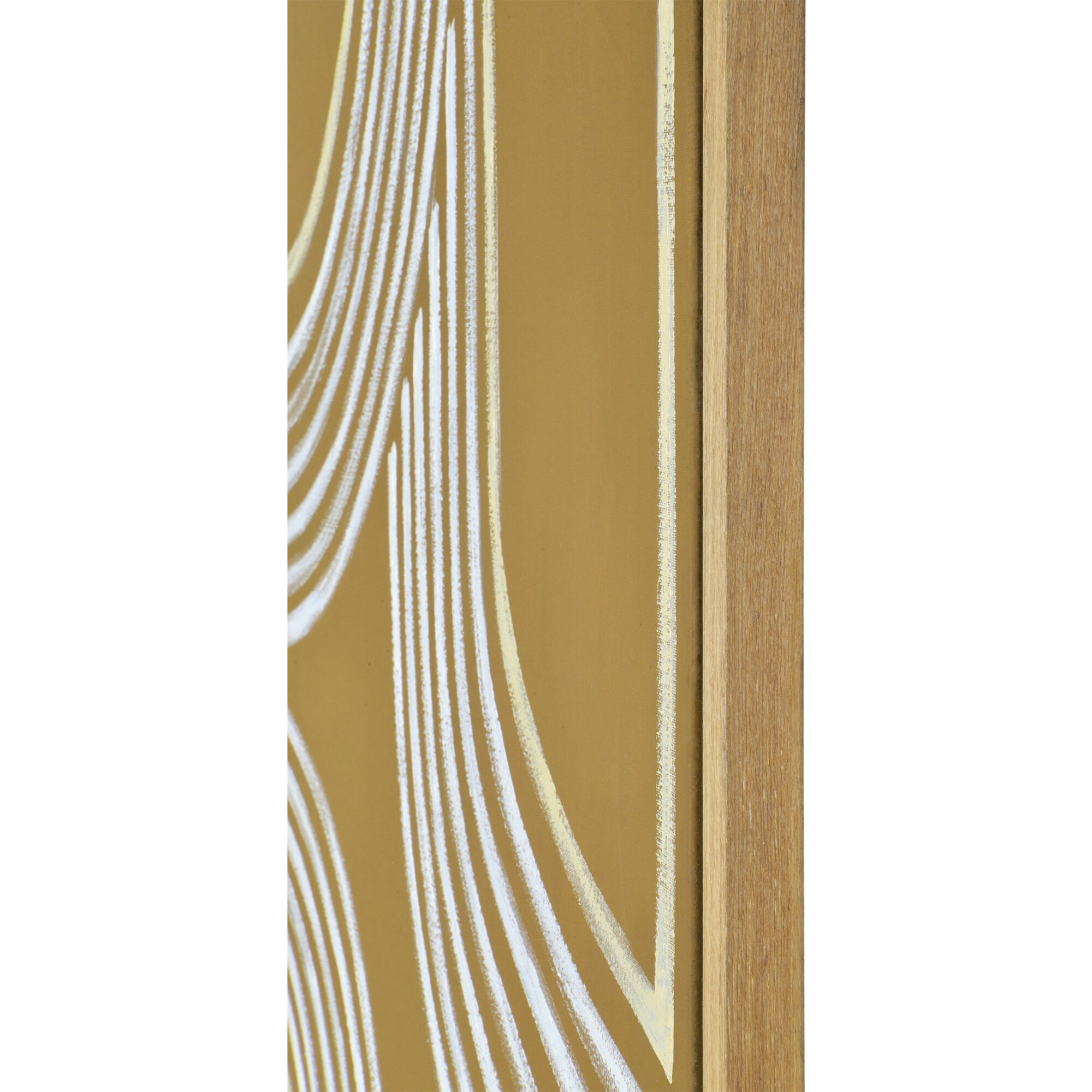 Milestone Gold and White Oak Canvas Art