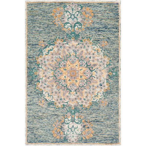 Bayard 36 X 24 inch Dark Blue Rug, Rectangle