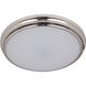 Neighborhood X66 Series LED 11 inch Brushed Polished Nickel Flushmount Ceiling Light