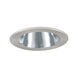 Signature Chrome & Satin Chrome Recessed Lighting Trim in Chrome/Satin Chrome