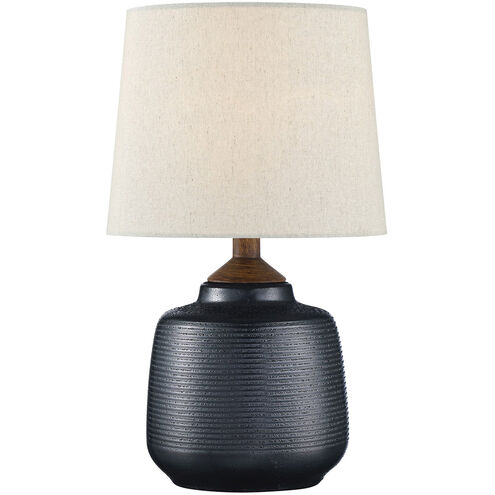 Lismore 17 inch 60.00 watt Painted Bronze Table Lamp Portable Light