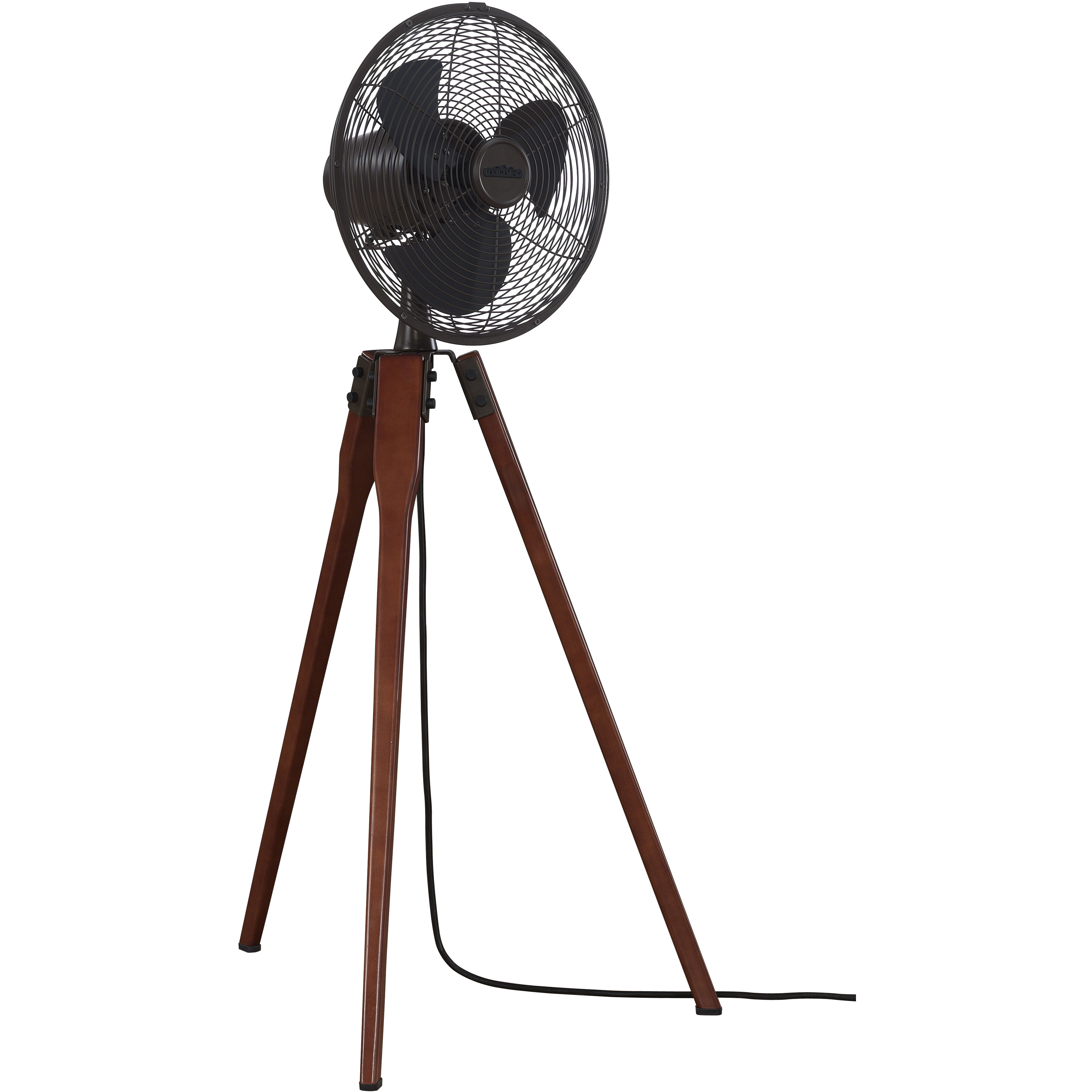 Arden 12 inch Oil-Rubbed Bronze with Black Blades Fan-Porta