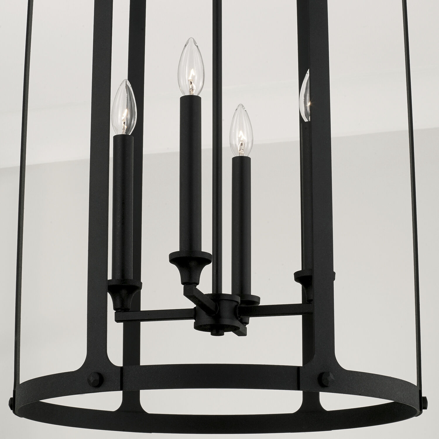 Brennen 4 Light 19 inch Black Iron Foyer Ceiling Light