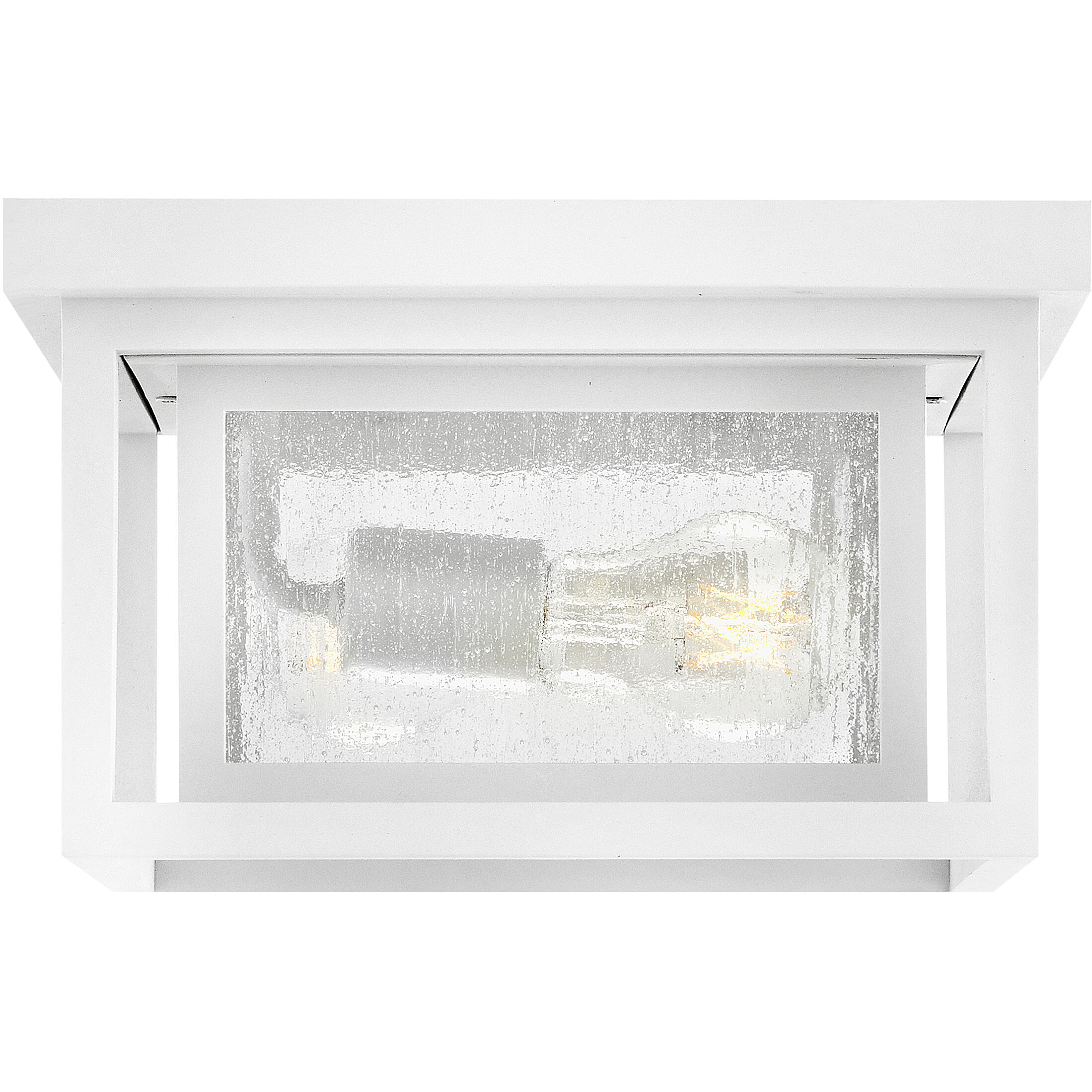 Coastal Elements Estate Series Republic 2 Light 11 inch Textured White Outdoor Ceiling