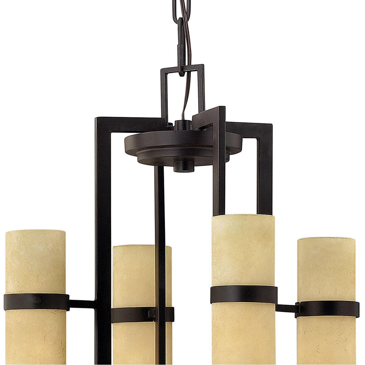 Cordillera 8 Light 19 inch Rustic Iron Foyer Light Ceiling Light