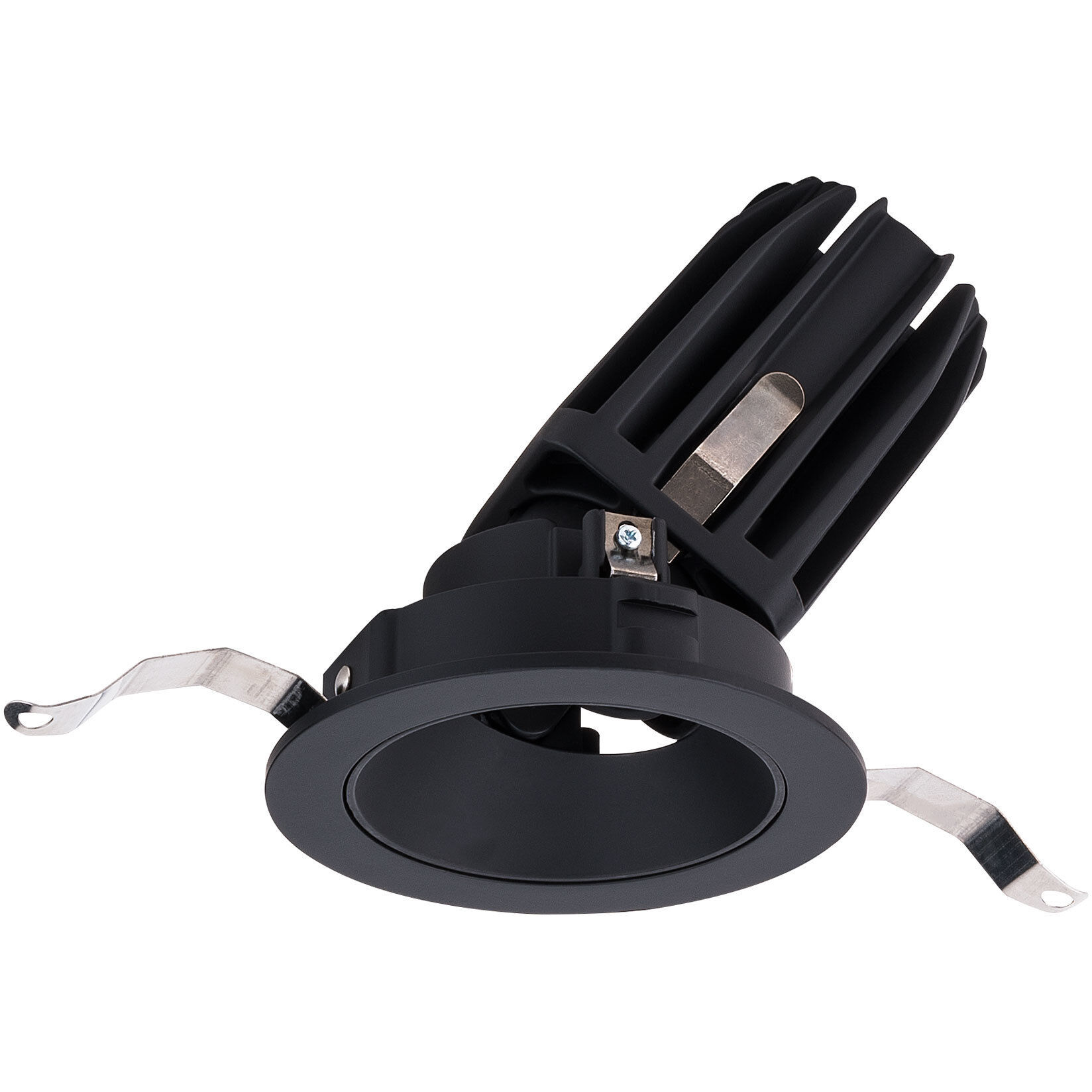 FQ Integrated LED Black Recessed Trim in 1800-3000K, 2" LED