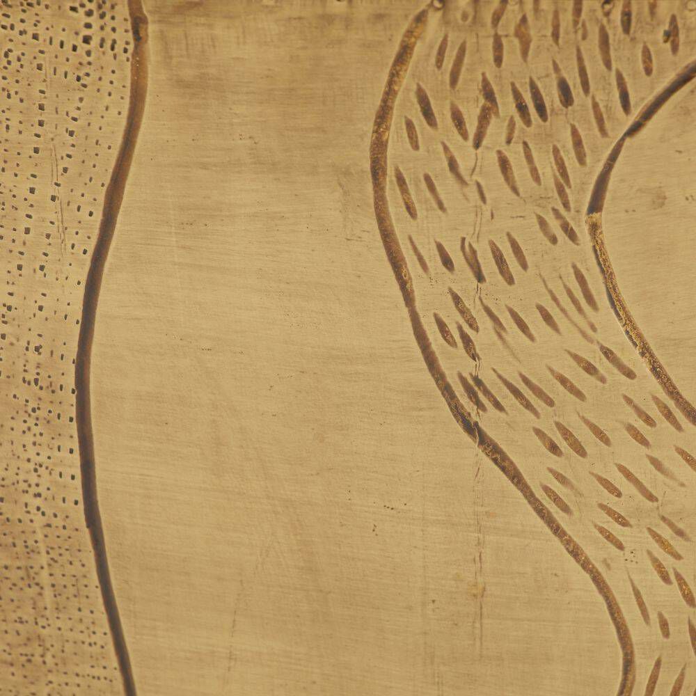 Glasgow 41.5 X 15 inch Antique Brass Coffee Table