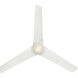 Java 54 inch Flat White Outdoor Ceiling Fan