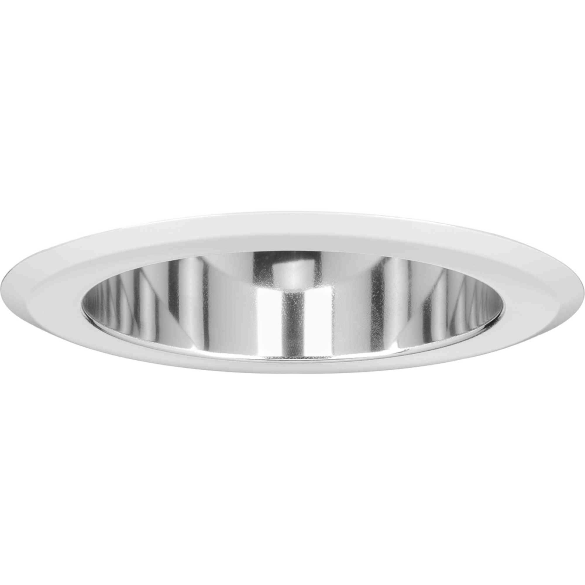 Recessed Lighting Clear Alzak Recessed Deep Cone Reflector Trim in Specular Clear, for 5in Housing P851-ICAT