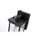 Mascher 1 Light 10.5 inch Black Outdoor Wall Sconce