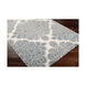 Modern Classics 63 X 39 inch Blue and Neutral Area Rug, Wool
