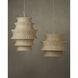 Phebe 9 Light 32 inch Bleached Natural and Vanilla Chandelier Ceiling Light, Large