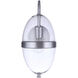 Sivo Outdoor Wall Mount in Satin Aluminum, Medium