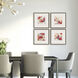 Abstract Pink and Gray and Green and White Framed Art