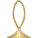 Leona 1 Light 5.75 inch Distressed Brass ADA Sconce Wall Light