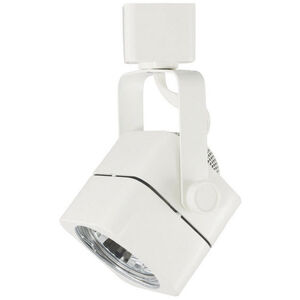 HT Series 1 Light 120V White Track Head Ceiling Light, Square