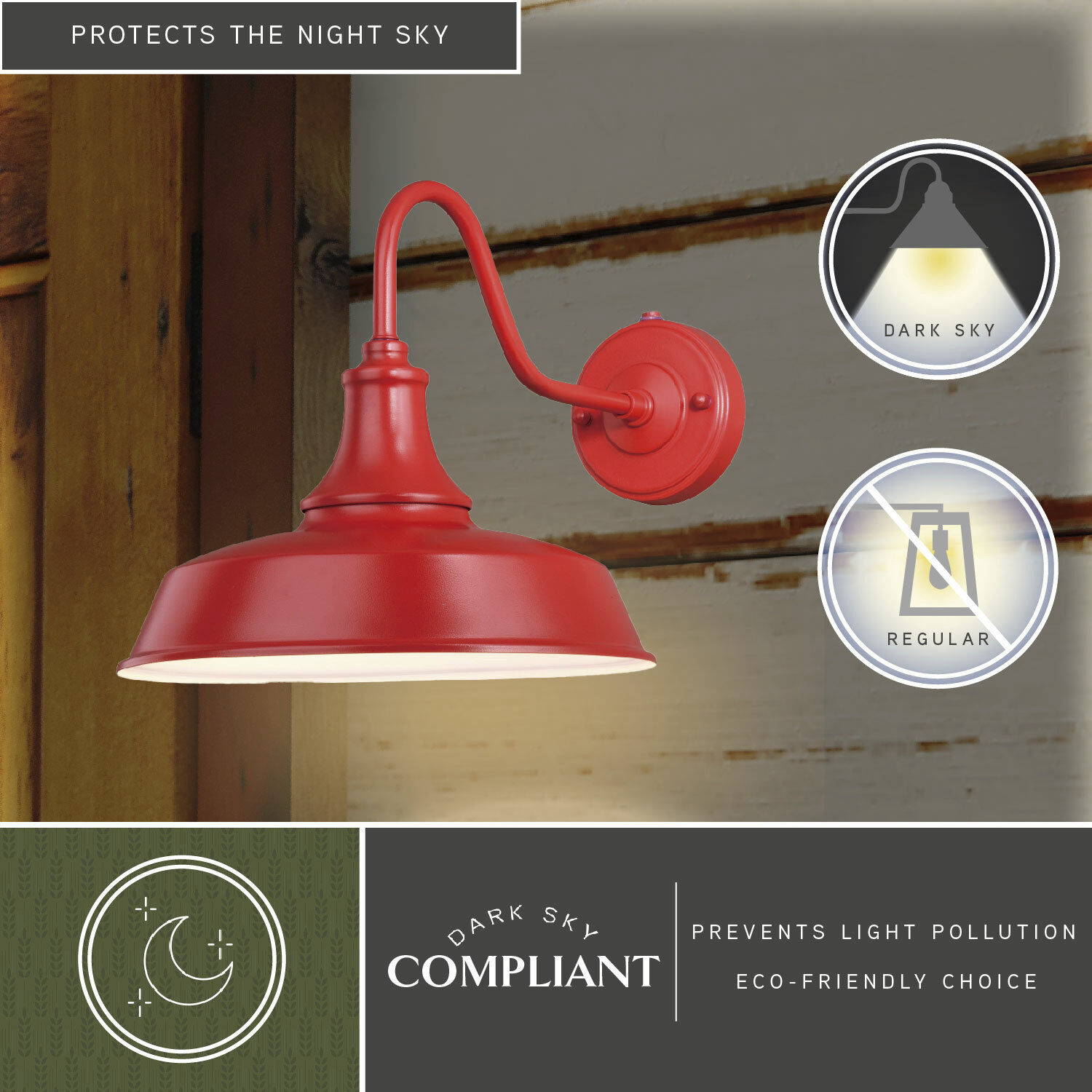 Dorado LED 11.5 inch Red and White Outdoor Wall