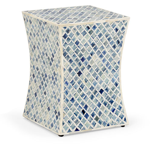Chelsea House 18 X 13 inch Blue/White Side Table