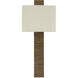 Anne-Marie Barton Fumar Tail Sconce Wall Light in Ridged Tombac