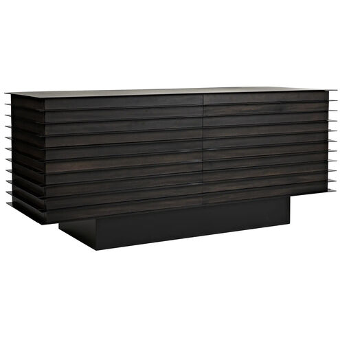 Elevation 68 X 22 inch Ebony Walnut Sideboard