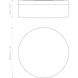 Sabina 1 Light 11.02 inch Polished Chrome Bathroom Ceiling Light