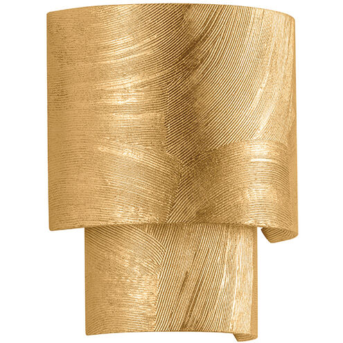 Moray Wall Sconce Wall Light in Vintage Gold Leaf